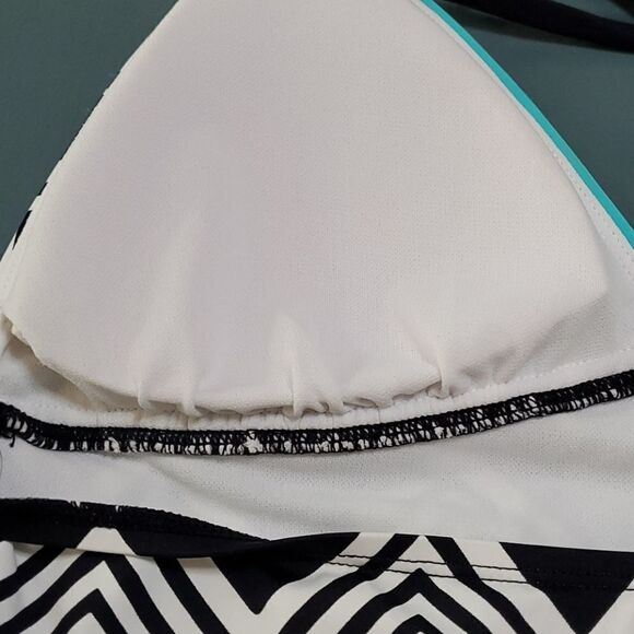 A.N.A. NWT bathing suit top. Size 10, Baby Doll Y2K Classic black. - Picture 4 of 8